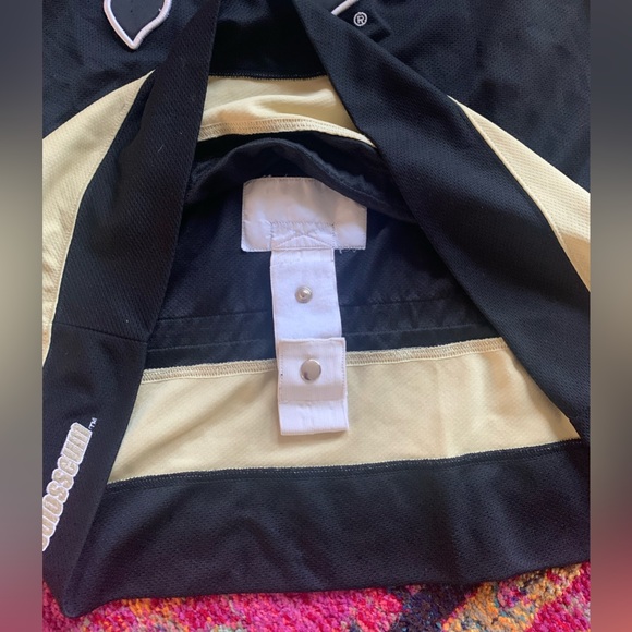 Colorado Buffaloes Hockey Jersey Sewn CU Buffs Colosseum Black Gold Mens XL - Picture 5 of 10